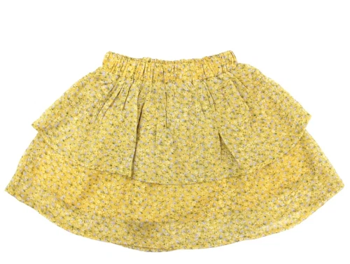 Sofie Schnoor Girls nederdel Siggy yellow flower